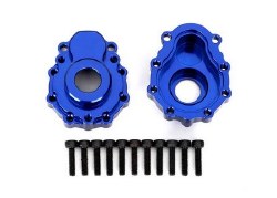 Portal housings, outer, 6061-T6 aluminum (blue-anodized) (2)/ 2.5x10 CS (12)