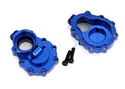 Portal housings, inner (rear), 6061-T6 aluminum (blue-anodized) (2)/ 2.5x10 CS (2)