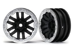 Wheels, TRX-4 1.9" (satin beadlock) (2)