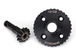 Ring gear, differential/ pinion gear, differential (overdrive, machined)