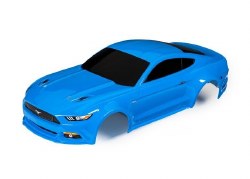 Traxxas Body, Ford Mustang, Grabber Blue (painted, decals applied)