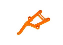 Chassis brace, front, 6061-T6 aluminum (orange-anodized)