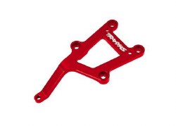 Chassis brace, front, 6061-T6 aluminum (red-anodized)