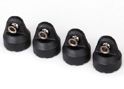 Shock caps (black) (4) (assembled with hollow balls)