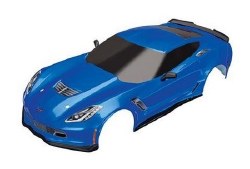 Chevrolet Corvette ZO6 body, blue (painted, decals applied)