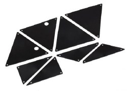 Tube chassis, inner panels (front (2)/ middle (4)/ rear (2))