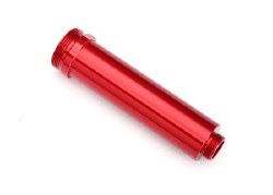 Body, GTR shock, 64mm, aluminum (red-anodized) (front, no threads)