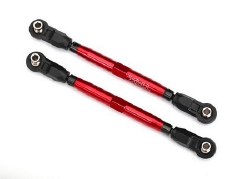 Toe links, front, Unlimited Desert Racer (TUBES red-anodized, 7075-T6 aluminum, stronger than titani