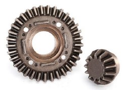 Ring gear, differential/ pinion gear, differential (rear)