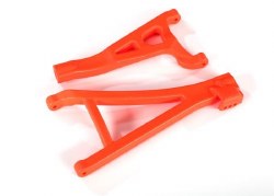 raxxas Suspension arms, orange, front (right), heavy duty (upper (1)/ lower (1))
