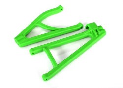 raxxas Suspension arms, green, rear (right), heavy duty, adjustable wheelbase (upper (1)/ lower (1))