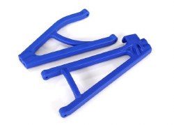 raxxas Suspension arms, blue, rear (right), heavy duty, adjustable wheelbase (upper (1)/ lower (1))