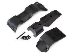 Skid plate set, front/ skid plate, rear/3x10 BCS (6)/ 3x30 BCS (1) (fits #8629 & 8630 bulkheads)