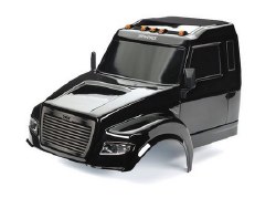 Body, TRX-6 Ultimate RC Hauler, Black (Painted, Decals Applied) (Includes Headlights, Roof Lights, &