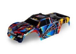 Traxxas Body, Maxx V2, Rock n' Roll (painted, decals applied) (fits Maxx with extended chassis (352m