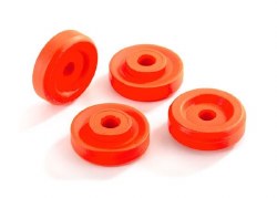 Wheel washers, orange (4)