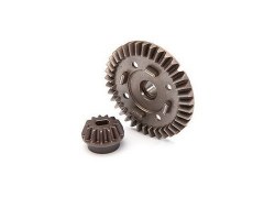 Ring gear, differential/ pinion gear, differential (rear)