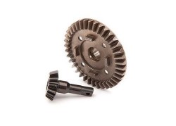 Ring gear, differential/ pinion gear, differential (front)