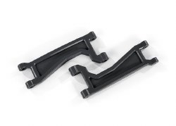 Suspension arms, upper, black (left or right, front or rear) (WideMAXX kit) (2)