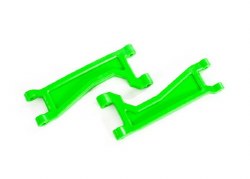 Suspension arms, upper, green (left or right, front or rear) (WideMAXX kit) (2)