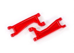 Suspension arms, upper, red (left or right, front or rear) (WideMAXX kit) (2)