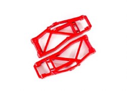 Suspension arms, lower, red (left and right, front or rear) (WideMAXX kit) (2)