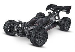 Traxxas Jato 4x4 Brushless BL-2S with clipless body - Black