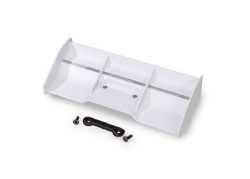 Traxxas Wing (white)/ wing washer/ 4x12mm FCS (2)