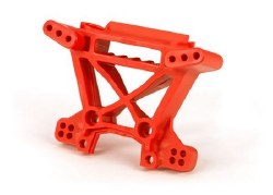 Shock tower, front, extreme heavy duty, red (for use with #9080 upgrade kit)