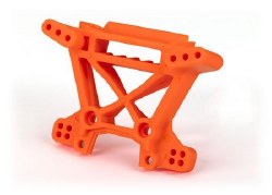 Shock tower, front, extreme heavy duty, orange (for use with #9080 upgrade kit)