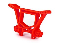 Shock tower, rear, extreme heavy duty, red (for use with #9080 upgrade kit)