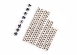 Suspension pin set, extreme heavy duty, complete (front and rear) (hardened steel) (3x52mm (4), 3x32