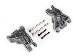 Carriers, Stub Axle, Rear, Extreme Heavy Duty, Gray (Left & Right)/ 3X41mm Hinge Pins (2)/ 3x20mm BC