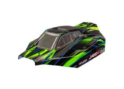Traxxas Body, Jato?? 4X4 VXL, green (painted, decals applied)