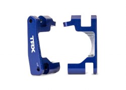 Traxxas Caster blocks (c-hubs), 6061-T6 alum (blue), left/right