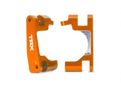 Traxxas Caster blocks (c-hubs) 6061-T6 alum (orange) left/right