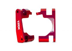 Traxxas Caster blocks (c-hubs), 6061-T6 alum (red), left/right