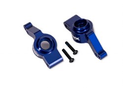Traxxas Carriers, stub axle, rear, left/right (blue)