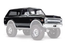 Traxxas Body, Chevrolet Blazer (1969), complete (black) (includes grill, side mirrors, door handles,