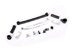 Door handles, left, right, and rear/ retainers (3)/ windshield wipers, left & right/ retainer (1)/ f