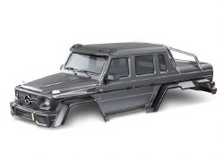 Traxxas Body, Mercedes-Benz G 63, complete (matte graphite metallic) (includes grille, side mirrors,