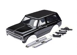 Body, Chevrolet Blazer (1969), complete, black (painted) (includes grille, side mirrors, door handle