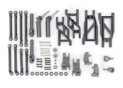 Outer Driveline & Suspension Upgrade Kit, extreme heavy duty, gray (fits Rustler 2WD or Stampede 2WD