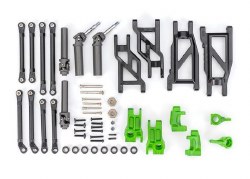 Outer Driveline & Suspension Upgrade Kit, extreme heavy duty, green (fits Rustler 2WD or Stampede 2W