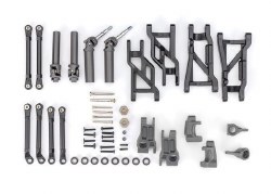 Outer Driveline & Suspension Upgrade Kit, extreme heavy duty, gray (fits Slash 2WD)