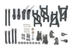 Outer Driveline & Suspension Upgrade Kit, extreme heavy duty, gray (fits Bandit or Drag Slash)