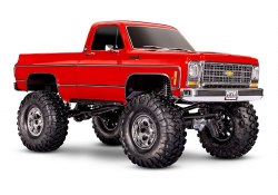 Traxxas TRX-4 Chevrolet K10 Cheyenne High Trail Edition (Red): 1/10 Scale 4X4 Trail Truck, Fully-Ass