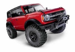Traxxas TRX-4 Scale and Trail 2021 Ford Bronco 1/10 Crawler, XL-5 HV, Titan 12T - Red