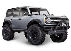 TRX-4 Scale and Trail 2021 Ford Bronco 1/10 Crawler, XL-5 HV, Titan 12T - Iconic Silver