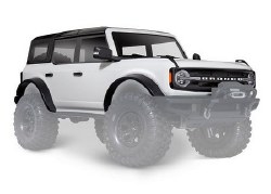 Traxxas Body, Ford Bronco (2021), complete, white (painted) (includes grille, side mirrors, door han